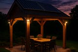 Elevate Your Pavilion Nights with Smart Solar Lighting Solutions