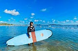 This is where I had my first surfing vacation in Weligama