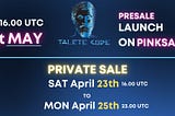 🎉Talete Code Private Sale Whitelist 🔥