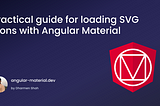 Practical Guide for Loading SVG Icons with Angular Material