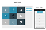 How to make a responsive design using media queries.