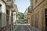 A physical part of the “Green Line”, dividing the Island of Cyprus and its Capital, Nicosia