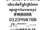 Type Design: Pixel Fonts