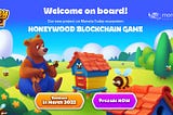 Welcome on board! Our new project on Moneta Today ecosystem — HONEYWOOD blockchain game