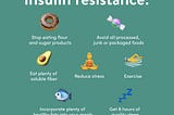 Combat Insulin Resistance this way…