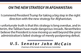 A Step In The Right Direction In Afghanistan