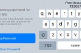 iOS12 — Password AutoFill, Automatic Strong Password, and Security Code AutoFill