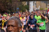 A scene from the London Marathon