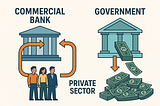 What’s the difference between private and central bank money creation?