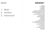 Género, Sexo, Identidad