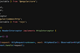 Angular Interceptors kullanımı