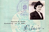Fantastic Passport SABENA Stewardess (FA) 1949