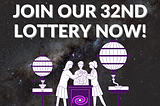 🚀 Round and round we go! The 32nd @MilkyWayDefi crypto lottery has started! 🚀