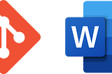 Git and Microsoft Office Word logos