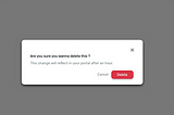 CUSTOM CONFIRMATION DIALOG IN ANGULAR