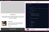 #3 Mailchimp Template Editing View — Code — Dev