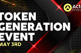 Acta Finance Token Generation Event is Happening May 3rd, 2023!