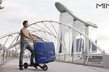 2-in-1 cargo e-scooter MIMO C1 tested in Singapore for delivery