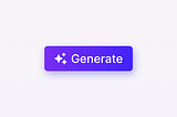 A purple gradient button labeled ‘Generate’ with a sparkle icon