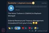 The Dawn of the Venus Turbine: A New Era for Elephant Money