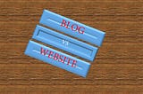 what is blog and website , what are all the important differences while chosing vise versa ?