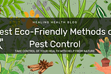 featured image Eco-Friendly Methods Of Pest Control showing various natural pest control remedies