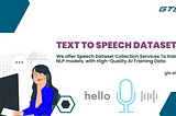 text to speech dataset