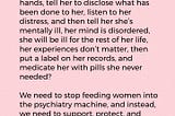 Misogyny in Psychiatry & Mental Health Care
