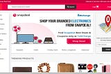 E-Commerce Product Selling Website Clone(Snapdeal).