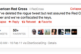 Red Cross Crisis Management via Social Media