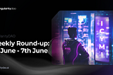 ICYMI SingularityDAO Weekly Round-up; June 1 — June 7