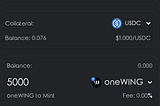 oneWING: The First Stablecoin Designed for a DeFi Lending Platform