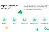 Top 5 Trends in IoT in 2021