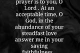 Why isn’t God answering my prayer?