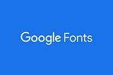 Cara optimasi google fonts.