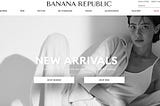 Banana Republic Web Reflection