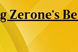 UNLEASHING THE POWER OF ZERONE: A Pinnacle of Benefits in the Crypto Sphere