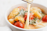 Baked Gnocchi with Cherry Tomatoes and Bocconcini