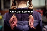 How I remove hair color at home