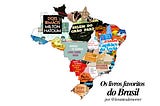 Os livros favoritos do Brasil — mapa original