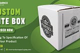 Custom White Boxes According To Specification Of Your Product