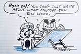 Using The 3 Things Method for Cartoon Journaling Ideas