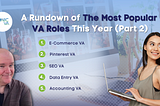 VA Revolution: Top Roles That Are Redefining Productivity in 2023 (Part 2)
