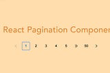 How to create Pagination component in React?