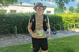 Running my first official trail event at IATF