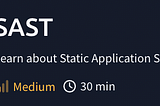 SAST TryHackMe Writeup | THM Walkthrough