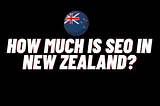 How Much is SEO in New Zealand?