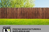 fencing suppliers