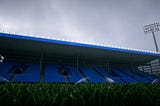 An image of the Hillsborough Stadium before fans arrive for a Sheffield Wednesday match.