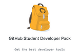 Grab your Github Student Starter Pack! NOW!!